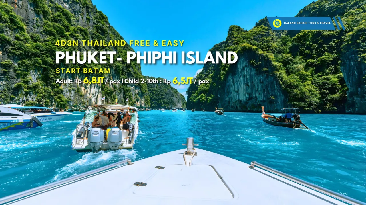 Phuket- Phi phi Island 4D3N - Start Batam